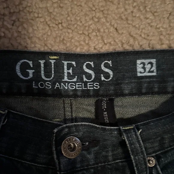 GUESS Dark Denim Shorts - Picture 2 of 6